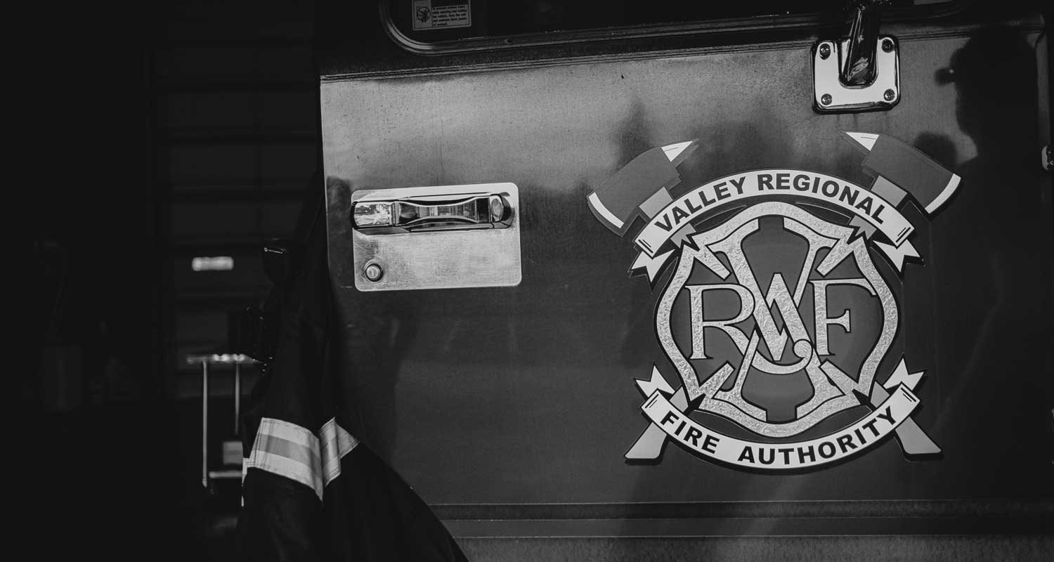 VRFA logo on the side of the truck