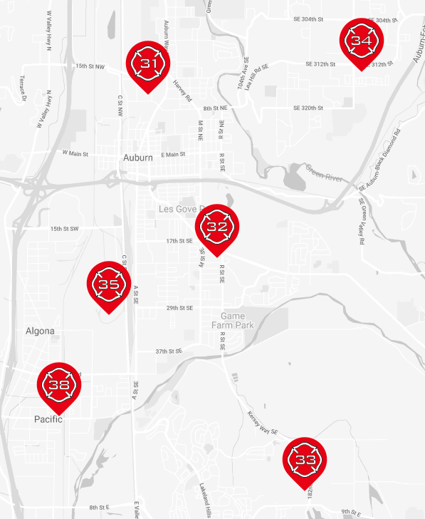 VRFA Coverage Map