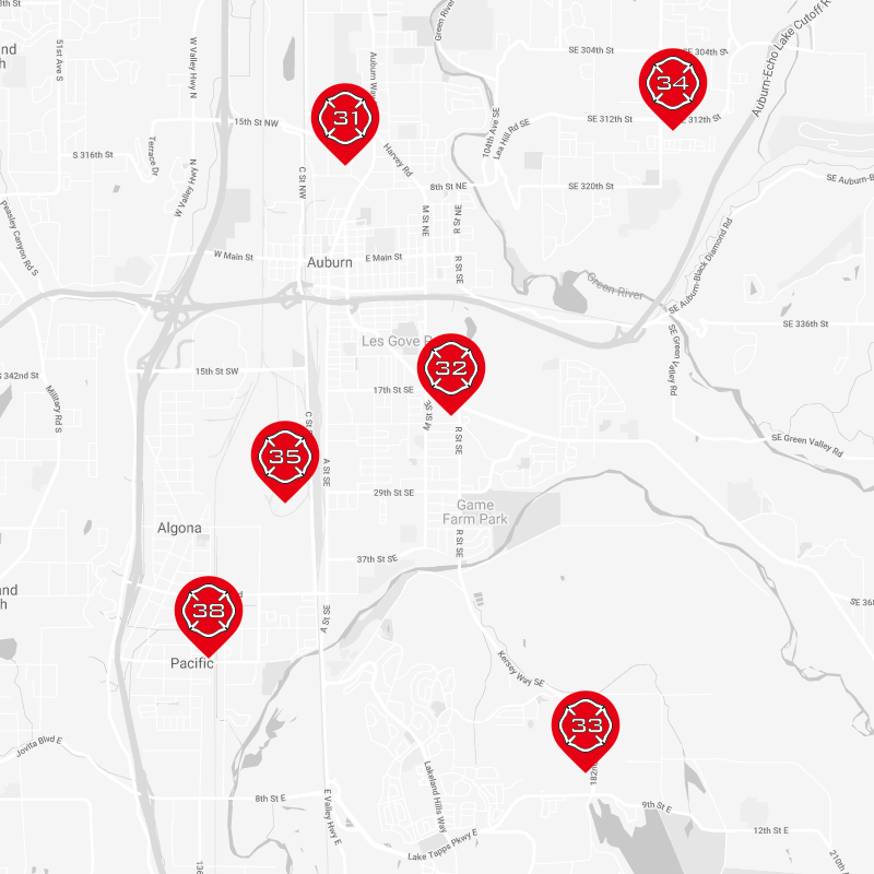 VRFA Coverage Map