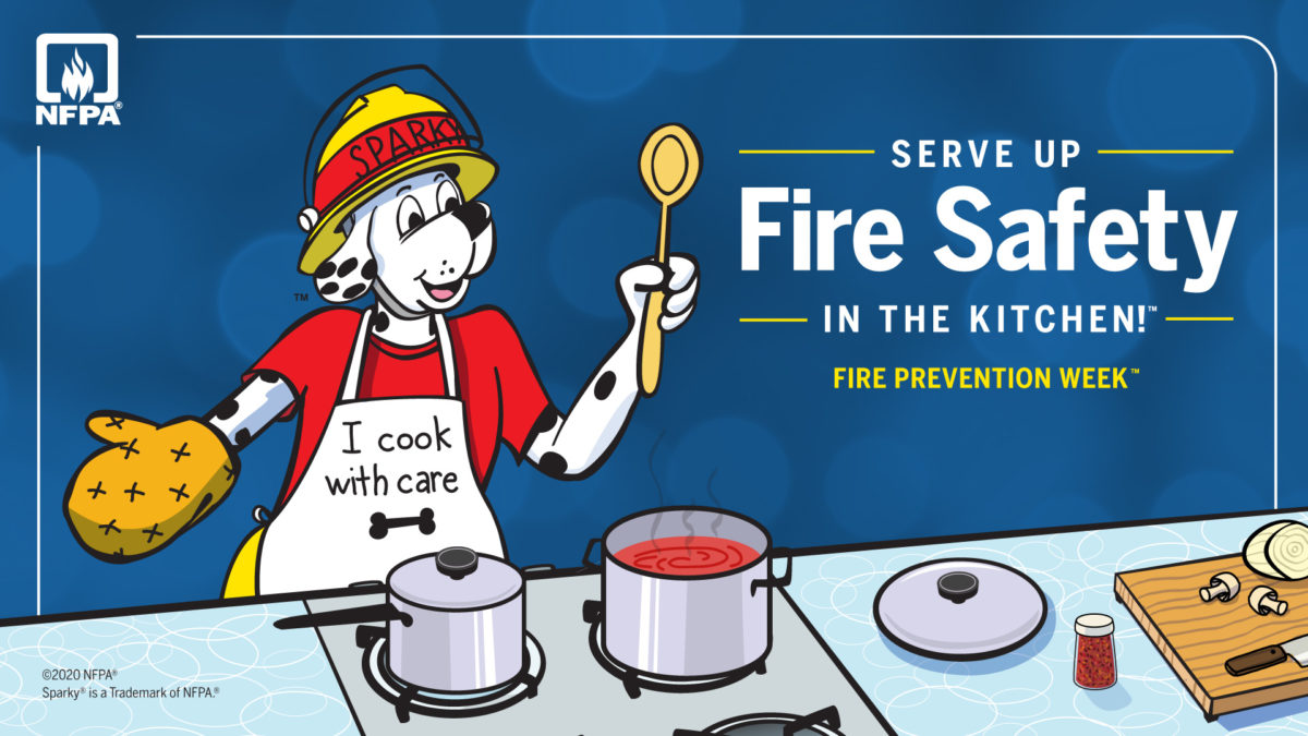 Rescue and serve up fire safety in the kitchen.