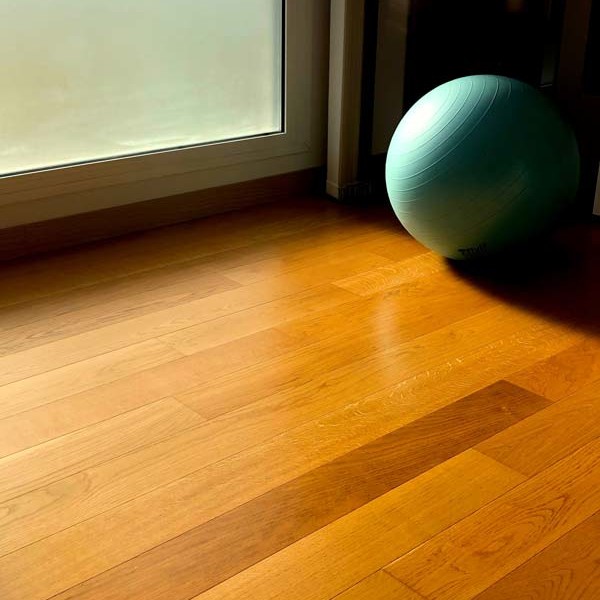 Smooth wood floor