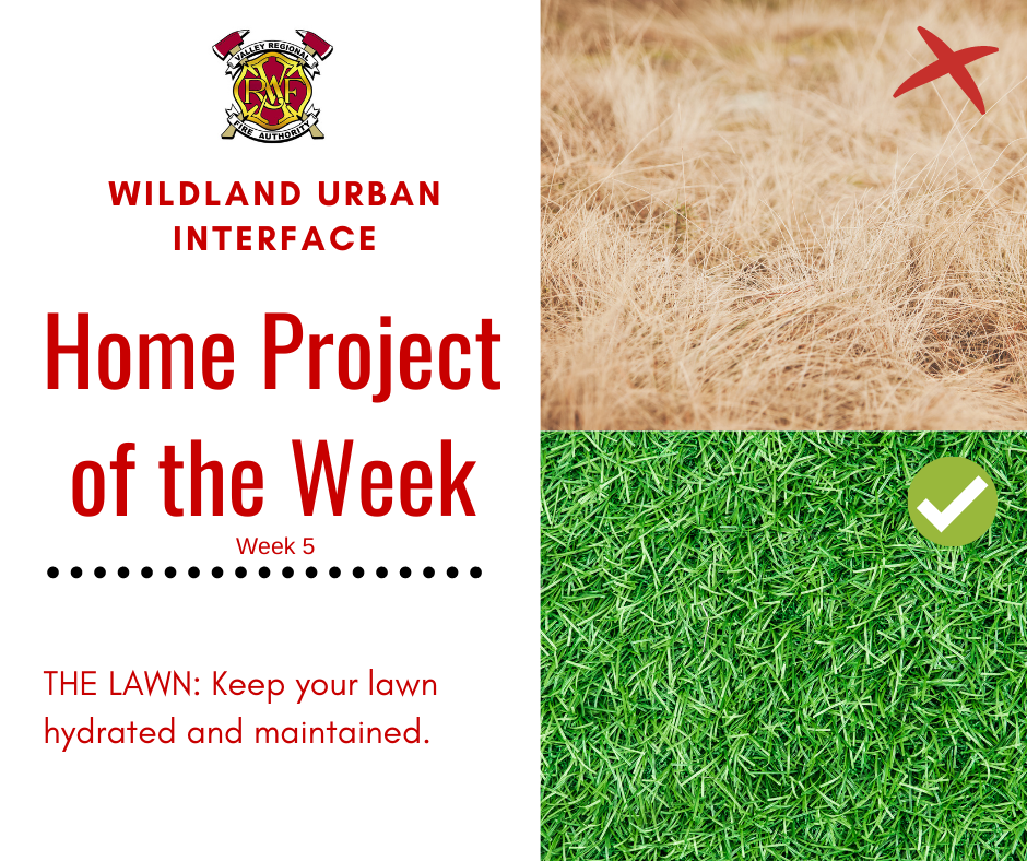 Valley Regional Fire Authority's wildland urban interface home project of the week focuses on fire prevention and rescue efforts.