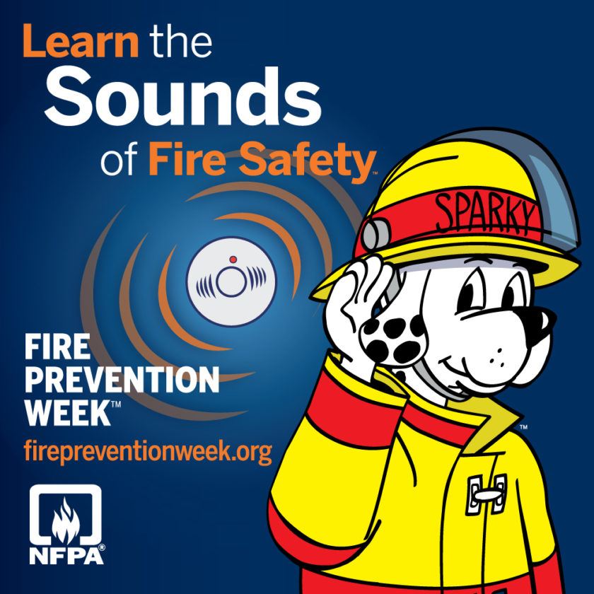 Learn the sounds of fire safety with the help of a firefighter.