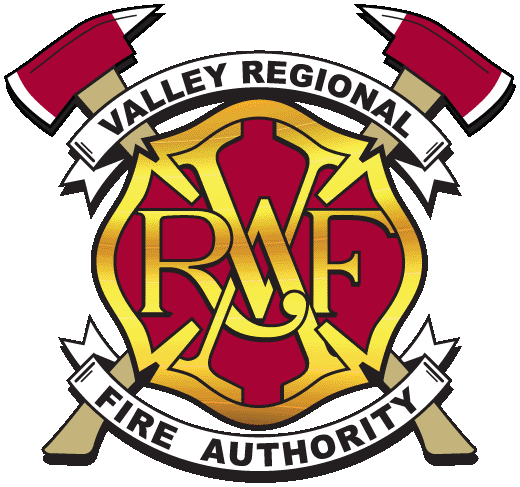 Valley Regional Fire Authority logo for a Fire Department.