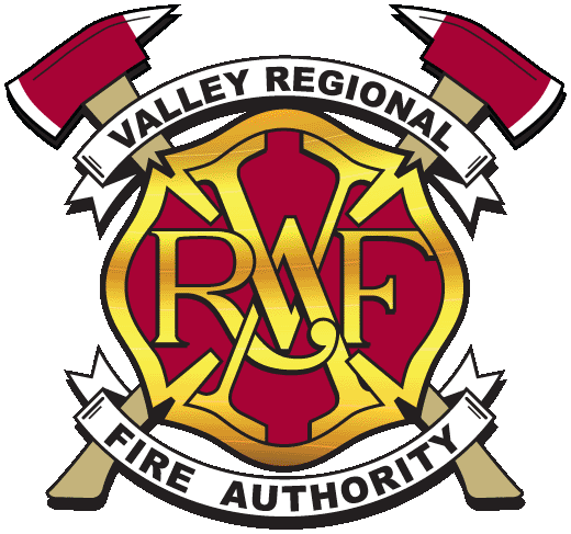 Valley Regional Fire Authority logo for a Fire Department.