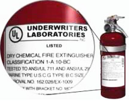 This Underwriters Laboratories fire extinguisher label is endorsed by the Fire Department and Valley Regional Fire Authority, ensuring ultimate safety and rapid rescue in case of a fire emergency.