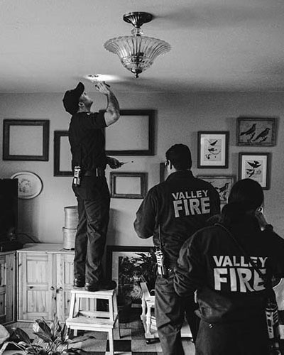 VRFA doing a smoke alarm check