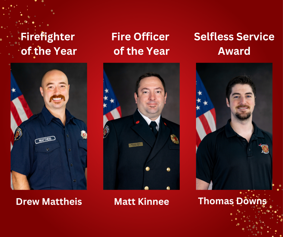 Valley Regional Fire Authority's Firefighter officer of the year 2019, recognized for their exceptional service and rescue skills.