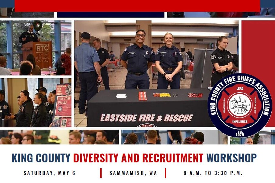         Description: King county diversity and recruitment workshop flyer for the Valley Regional Fire Authority.